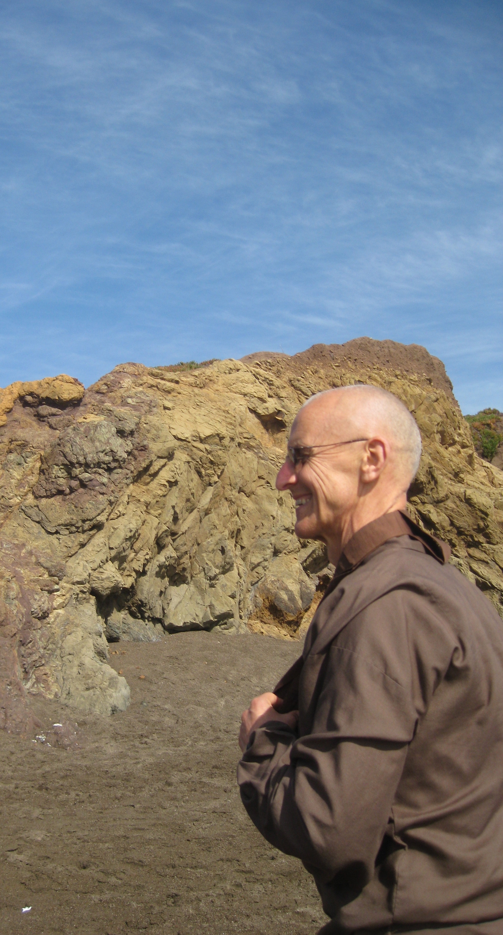 Paul demonstrates his contiguity with the coastal bluffs